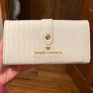 Brand New Simply Southern White Wallet